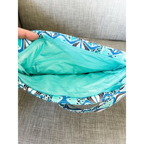 NWT Vera Bradley Trio Zip Hipseter - Go Fish Blue - Picture 6 of 7